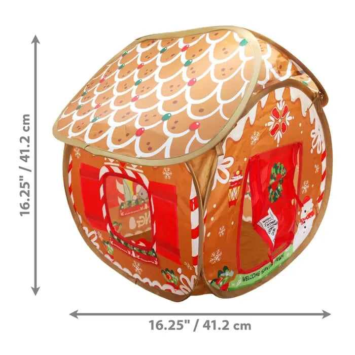 KONG Cat Play Spaces Christmas Gingerbread House