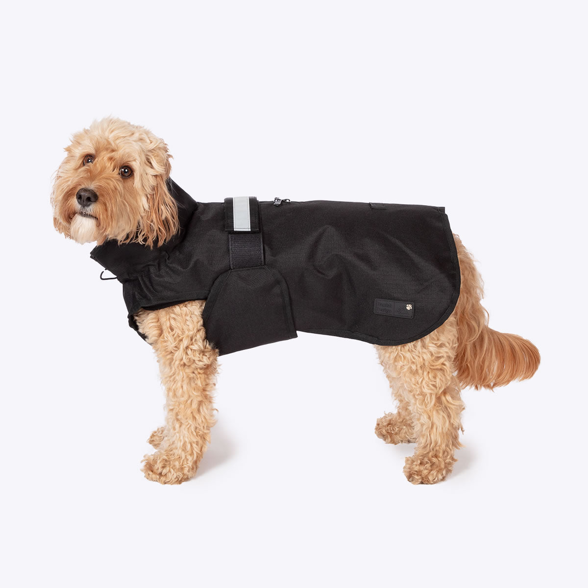 Danish Design 3-in-1 Dog Coat - Black | Versatile All Weather Protection for Every Season