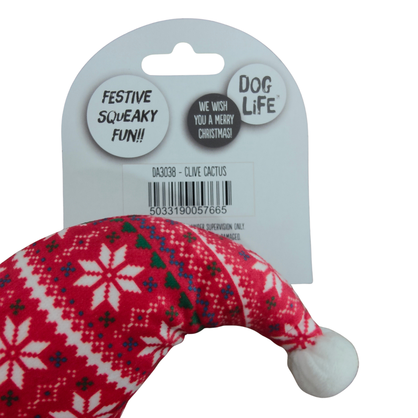 James Steel Clive Cactus | Christmas Dog Toy