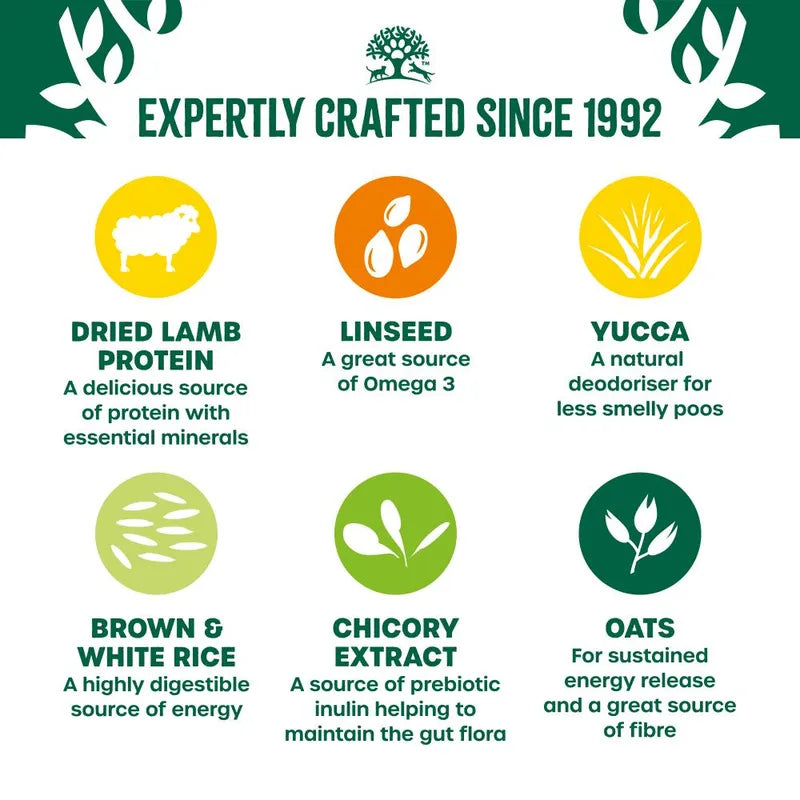 Short Dated Special Offer! 🔥 James Wellbeloved Lamb & Rice | Dry Dog Food for Adult Dogs - 15kg