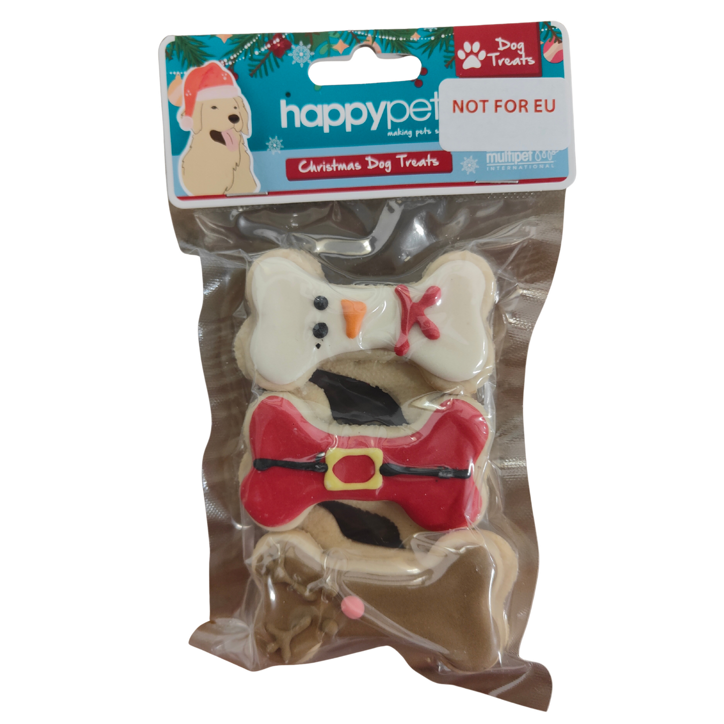 Happy Pet Christmas Bones | Festive Dog Biscuits
