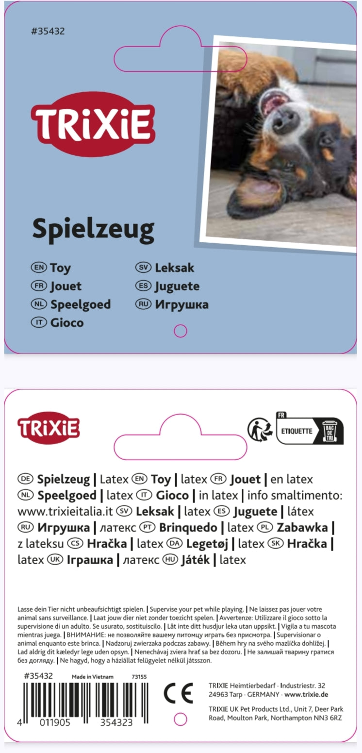 Trixie | Latex Hedgehog Ball | Squeaky Dog Toy (6cm or 7cm)