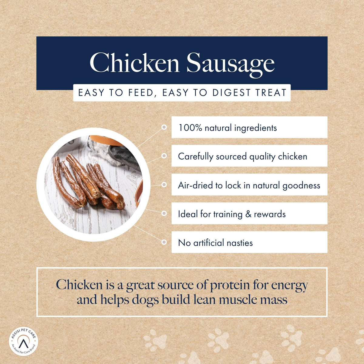 Hollings Chicken Sausages for Dogs 🐔 Natural Treats