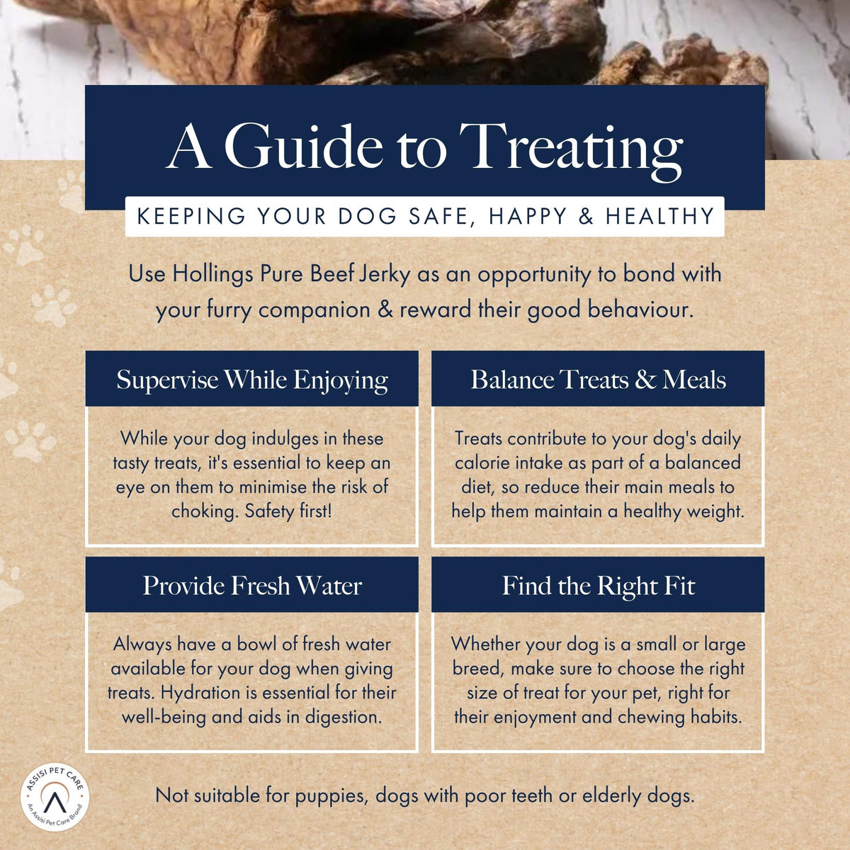 Hollings Jerky for Dogs 🐮 100% Natural Beef Treats