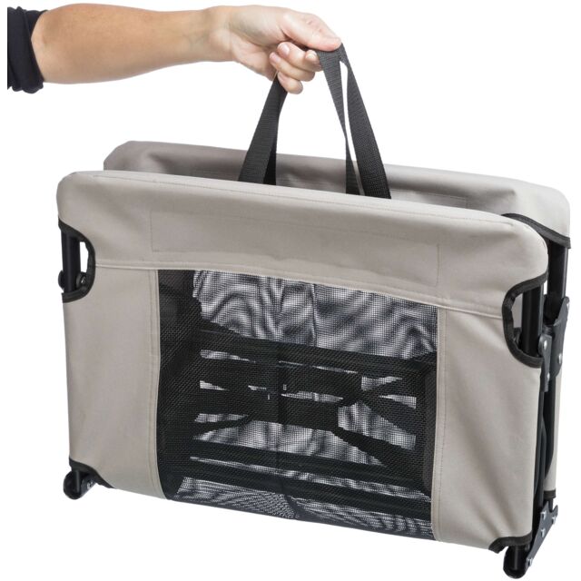 Trixie Dog Lounger STRONG Edition | Raised Cooling Dog Bed with Folding Metal Frame