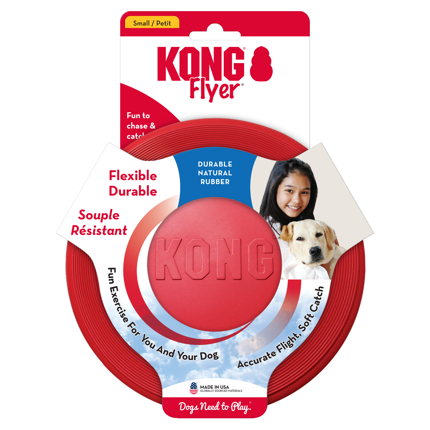 KONG | Dog Toy | Frisbee Flyer