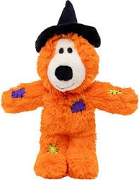 KONG Halloween Orange Witch Bear 🐻 WildKnots Dog Toy
