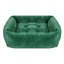 Rosewood Green Faux Fur Festive Pet Bed | Dog Christmas Gift