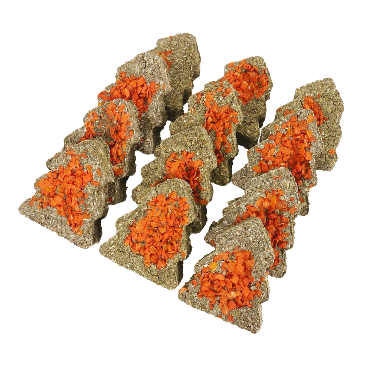 Naturals Carrot Dandelion Christmas Trees 🎄 Small Pet Treat by Rosewood