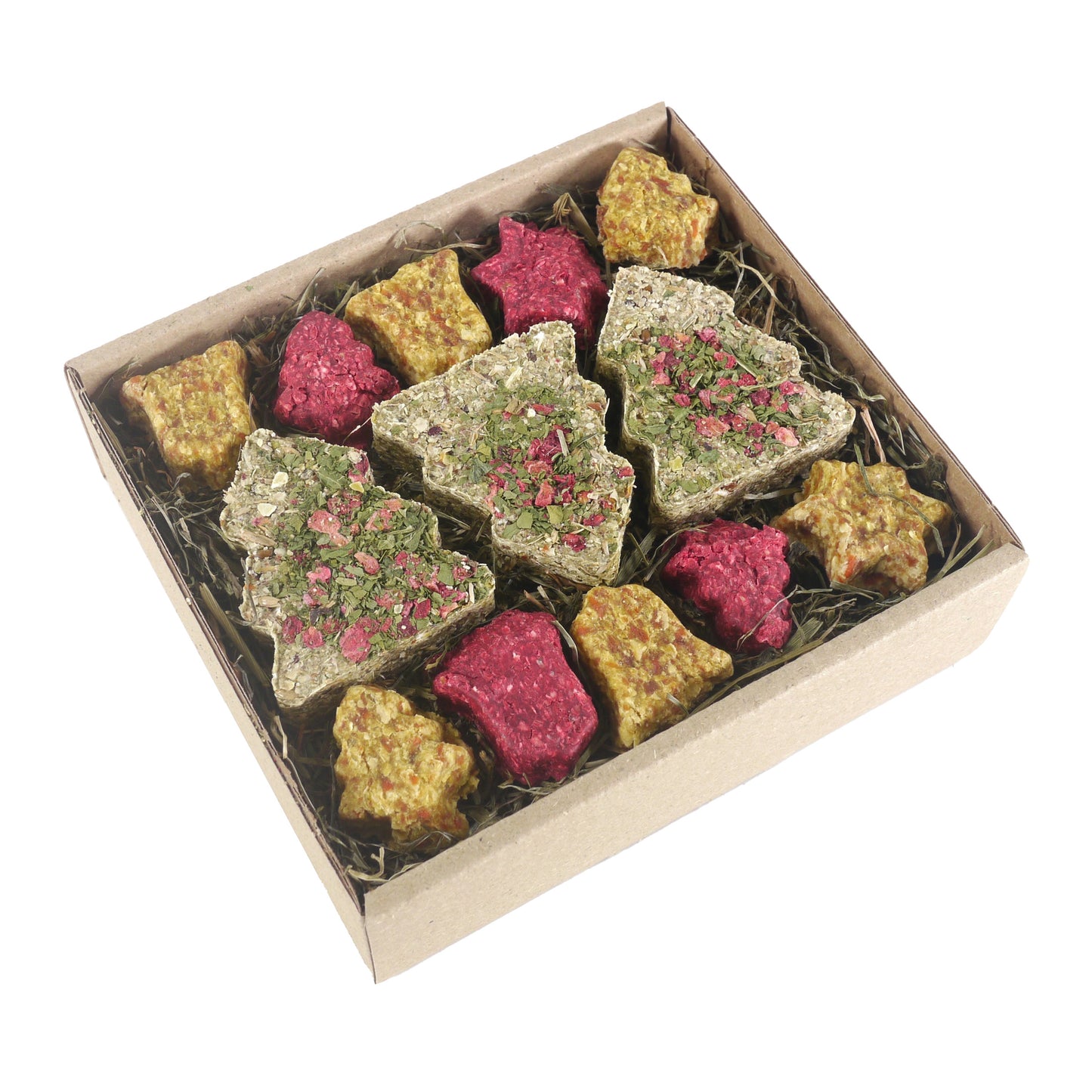 Rosewood Naturals Festive Cookies Forage Tray | Small Pet Christmas Treats