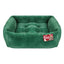 Rosewood Green Faux Fur Festive Pet Bed | Dog Christmas Gift