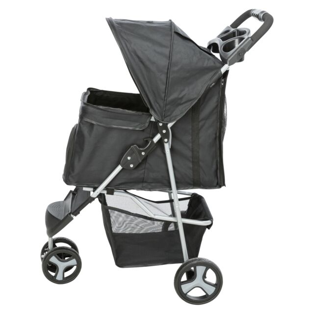 Trixie Buggy for Dogs & Cats up to 11kg | Stroller Pram for Older, Small and Mobility Limited Pets