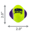 KONG AirDog Knobby Ball | Irregular Bounce Dog Toy