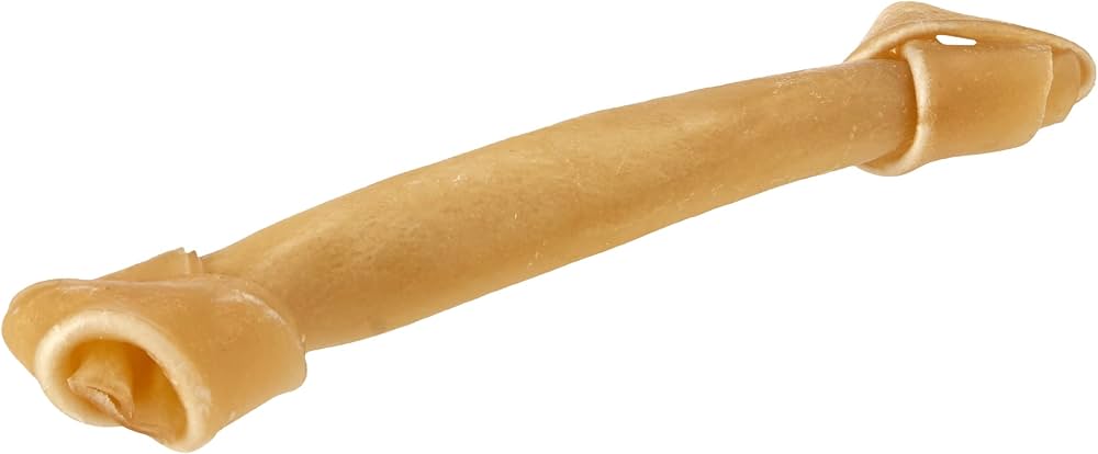Cheeko Rawhide Knotted Bone Classic Dog Dental Chew