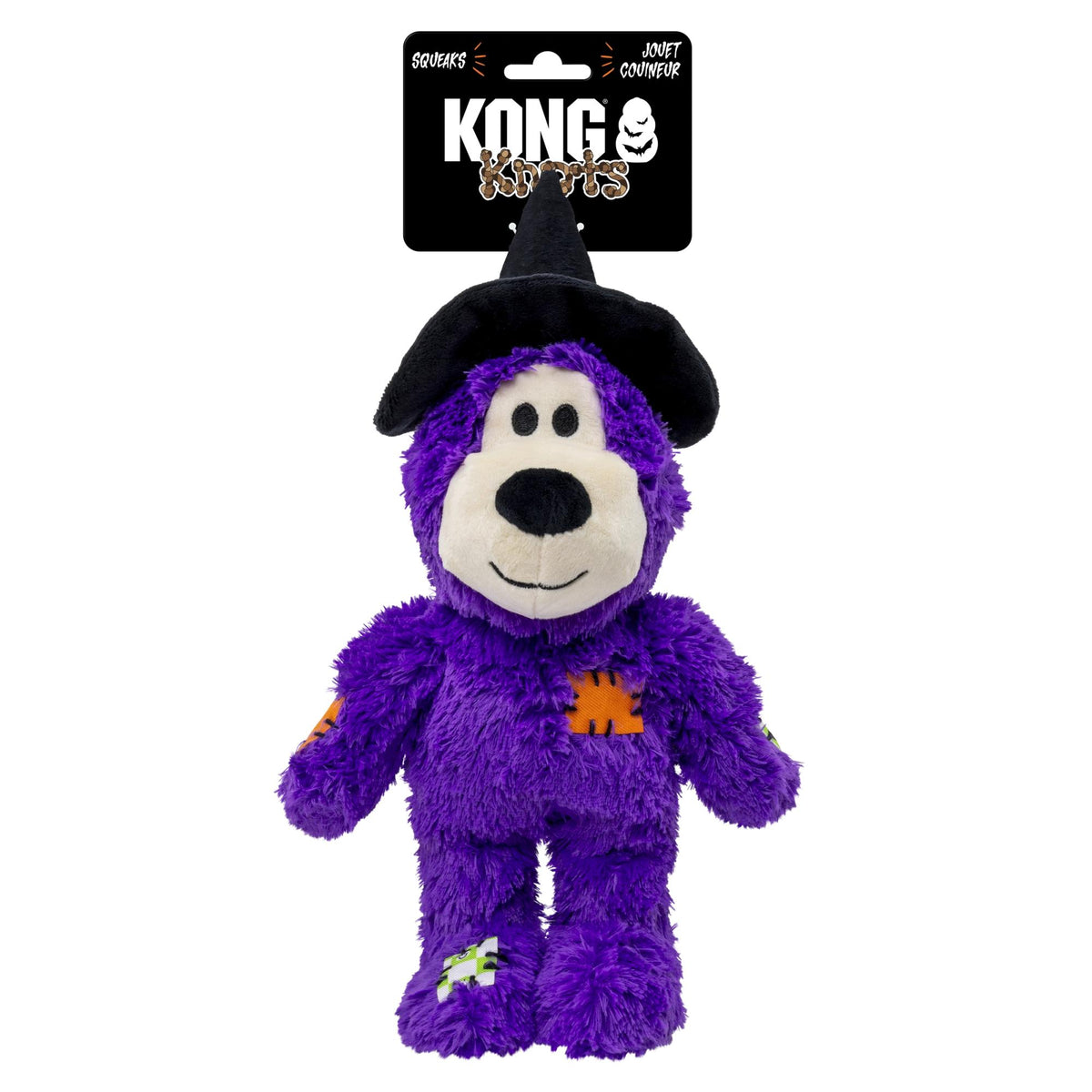 KONG Halloween Purple Witch Bear 🐻 WildKnots Dog Toy