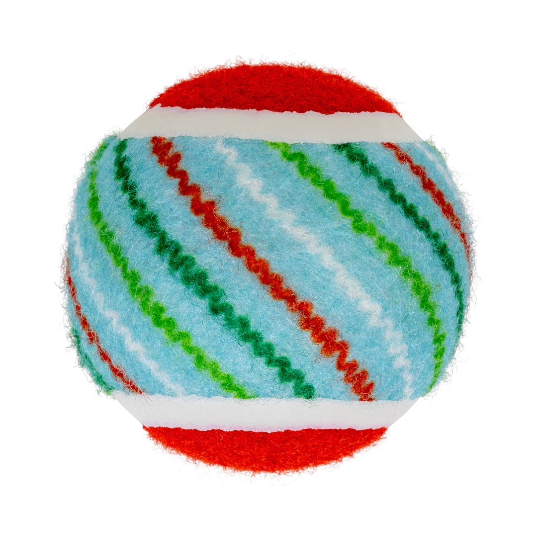KONG Holiday Squeak Tennis Balls 6 Pack 🎄 Christmas Dog Toy