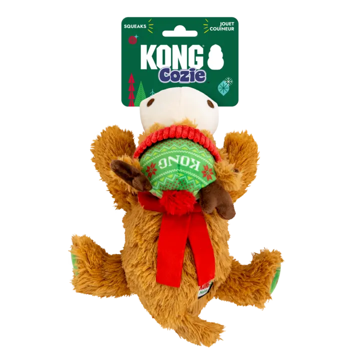 KONG Holiday Cozie™ Reindeer Medium 🦌 Christmas Dog Toy