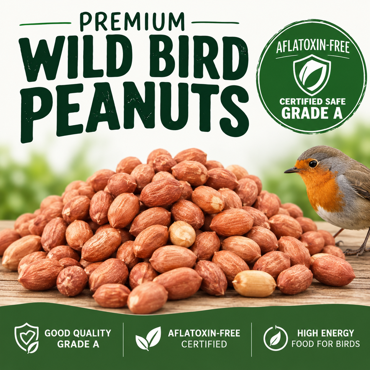 Heatherlea | Wild Bird Feeding | High Quality Peanuts