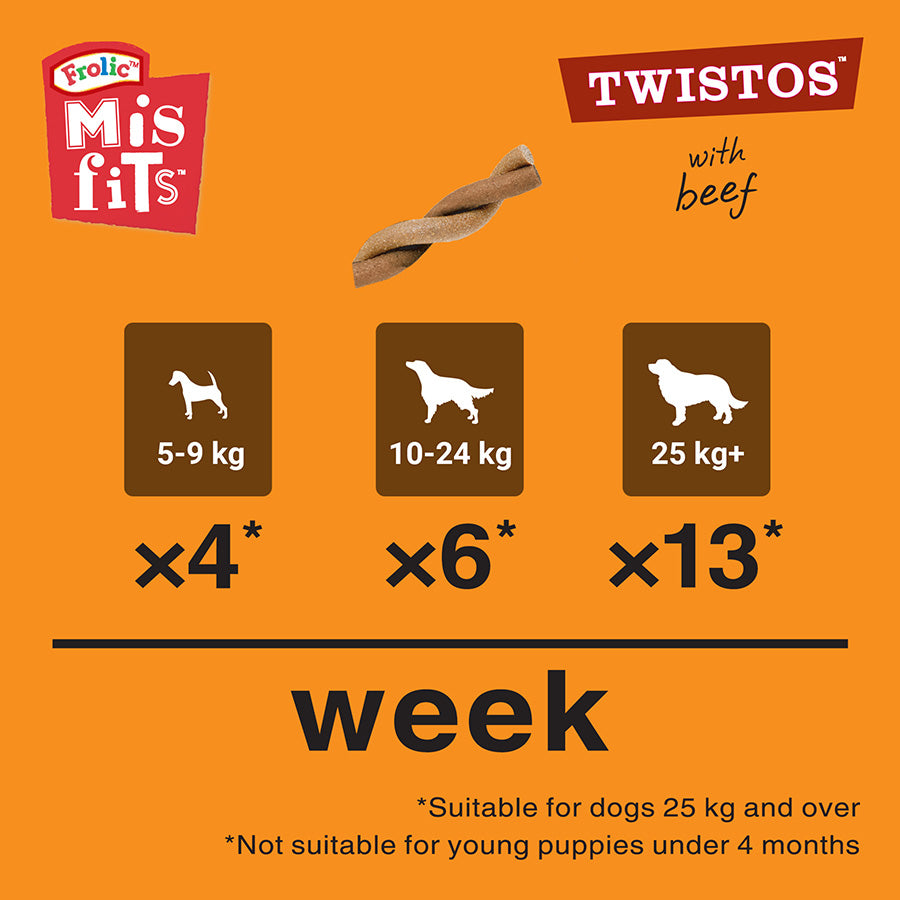 Misfits Tangly Twistos Dog Treats (6 Pack)