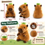 Corby Capybara 🦫 Plush Christmas Dog Toy by Happy Pet