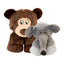 KONG Stretchezz Stretch Legs Bear | Soft Dog Toy