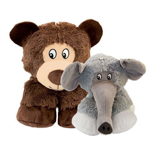 KONG Stretchezz Stretch Legs Bear | Soft Dog Toy