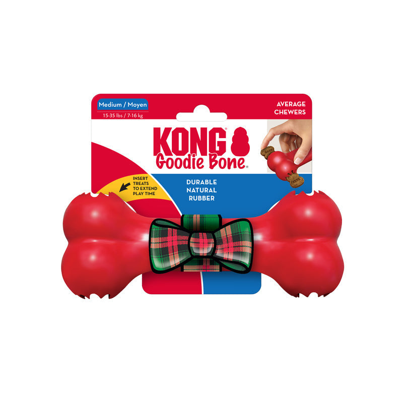 KONG Goodie Bone | Interactive Christmas Dog Toy