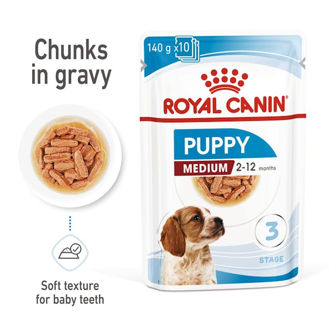 Royal Canin Medium Puppy 🐕 Size Health Nutrition Wet Dog Food