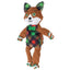 KONG Holiday Floppy Knots Dapper Fox & Bear Small/Medium 🎄 Assorted Christmas Dog Toy