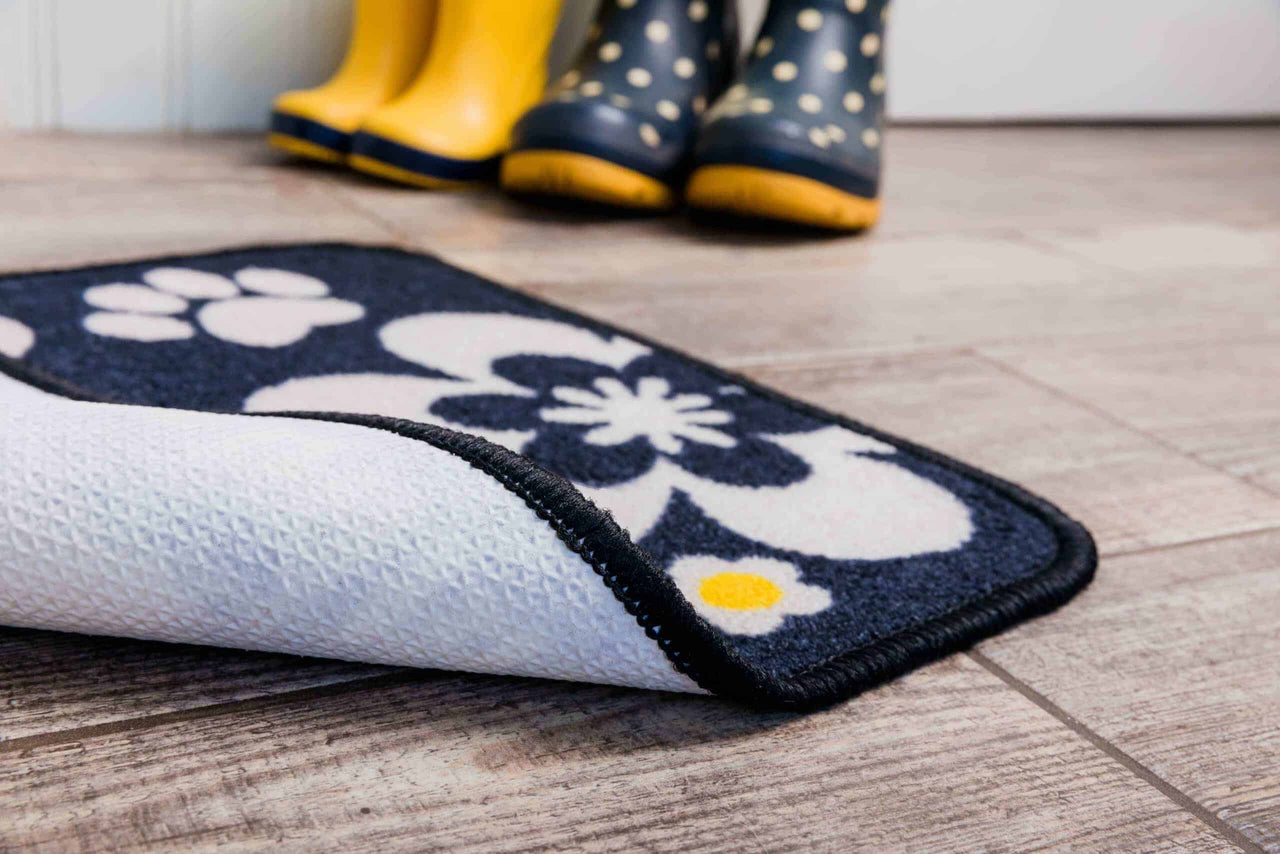 Dinner Mate Absorbent Food & Water Bowl Mat by Pet Rebellion