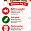 Santa Paws Squeaker Body 🧑‍🎄 Christmas Dog Toy by Happy Pet