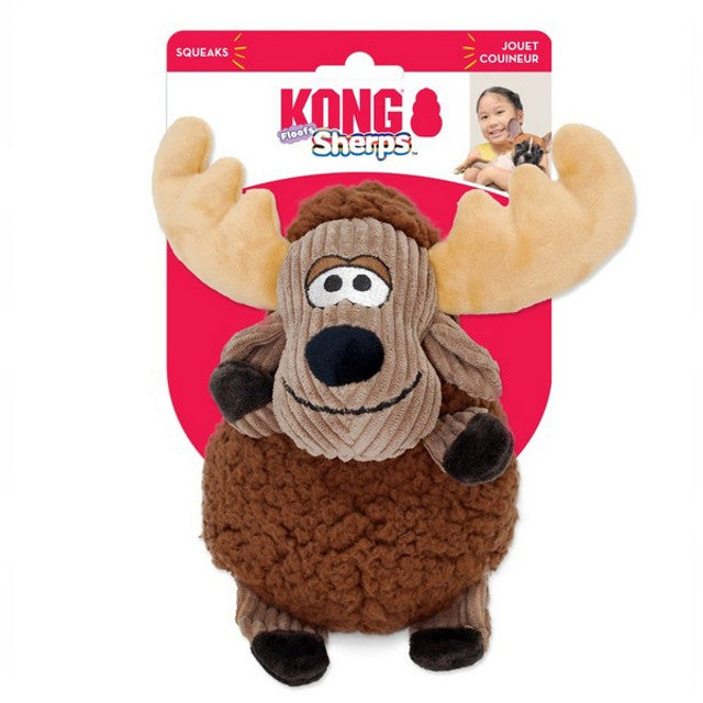 KONG Sherps Floofs Moose | Plush Dog Toy