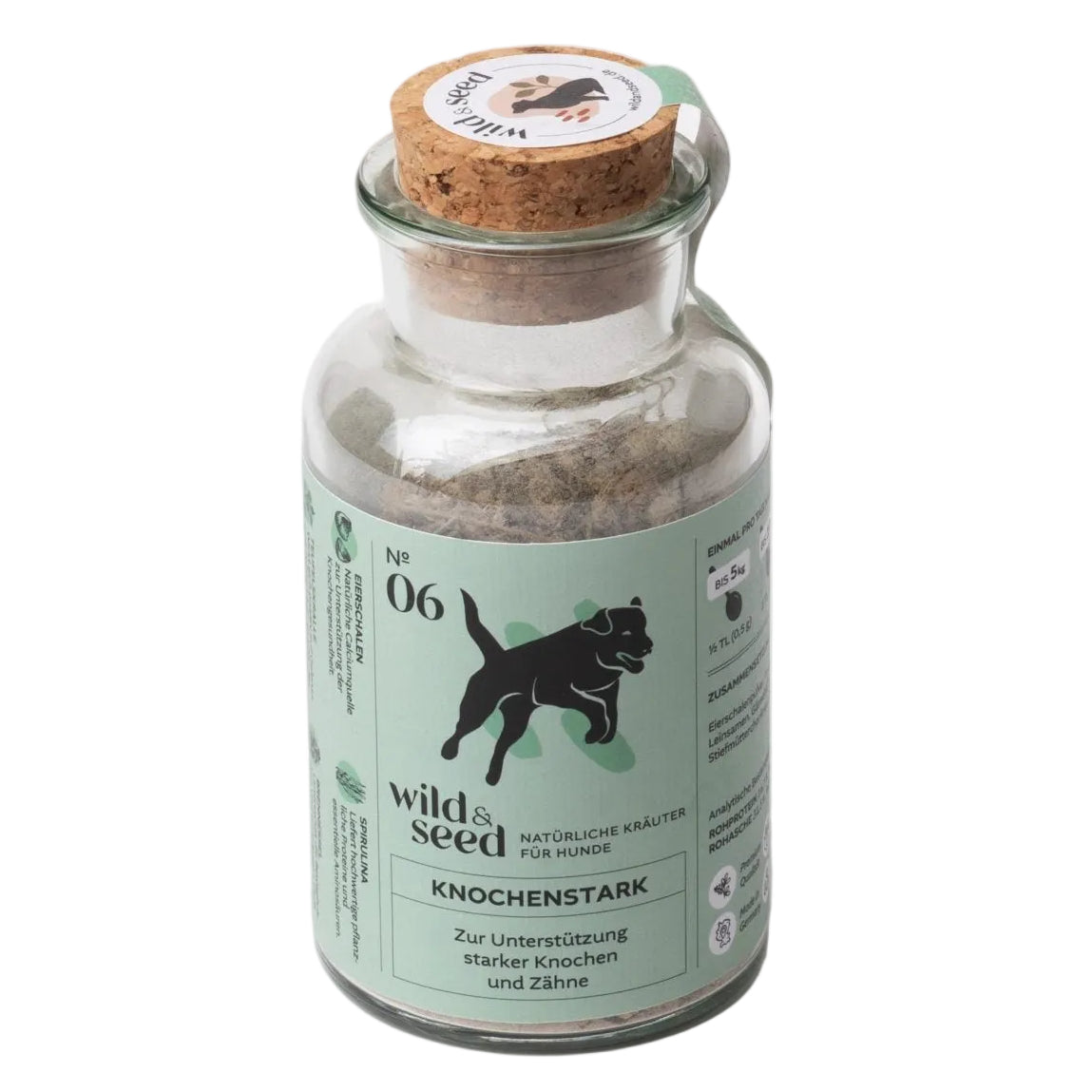 Wild&Seed Herbs No. 6 KnochenStark | Natural Bone, Teeth & Joint Support for Dogs
