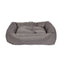 Danish Design Anti-Bacterial Dog Snuggle Bed - Grey