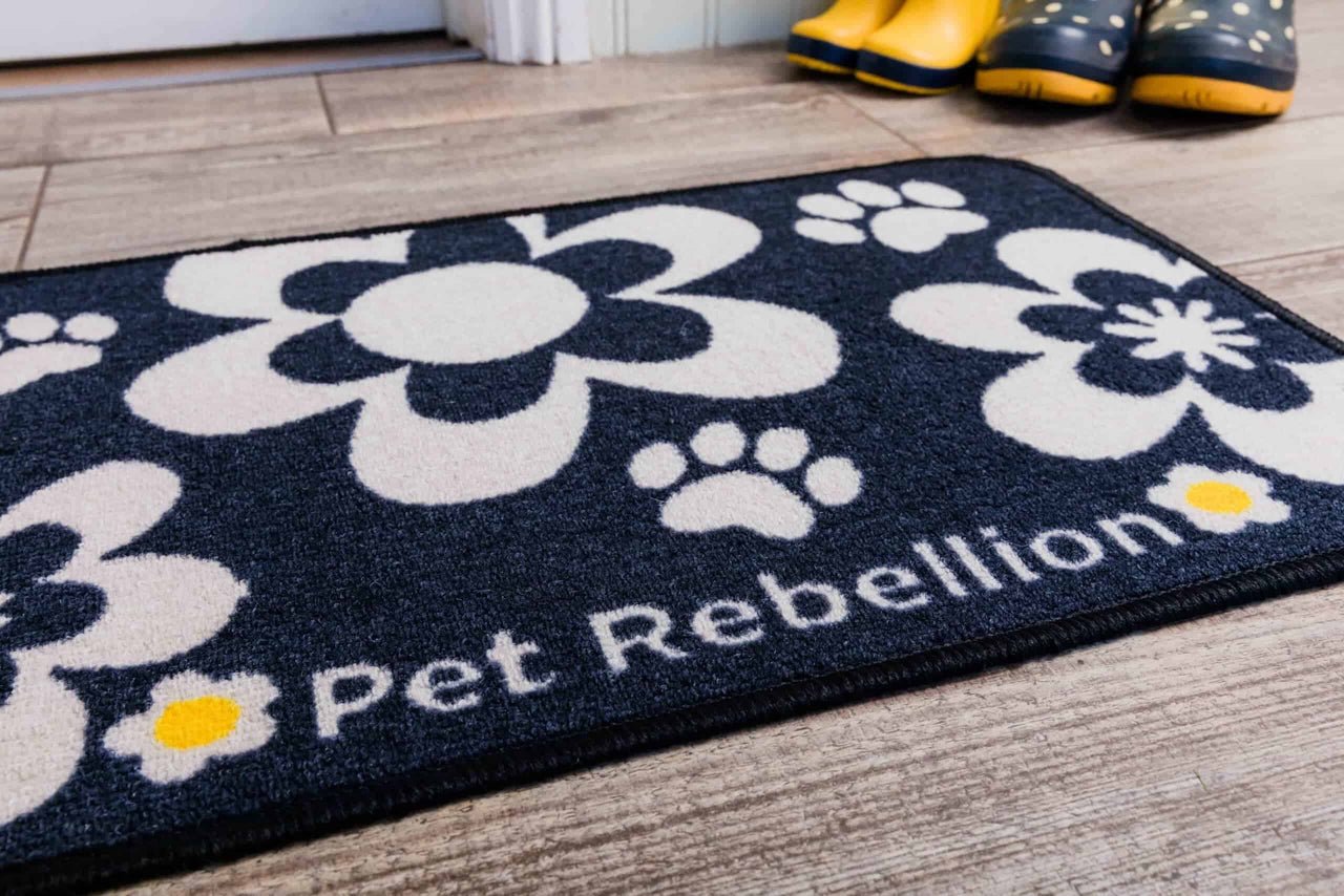 Dinner Mate Absorbent Food & Water Bowl Mat by Pet Rebellion