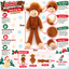 Jumbo Herby Highland Cow 🐂 Plush Christmas Dog Toy by Happy Pet