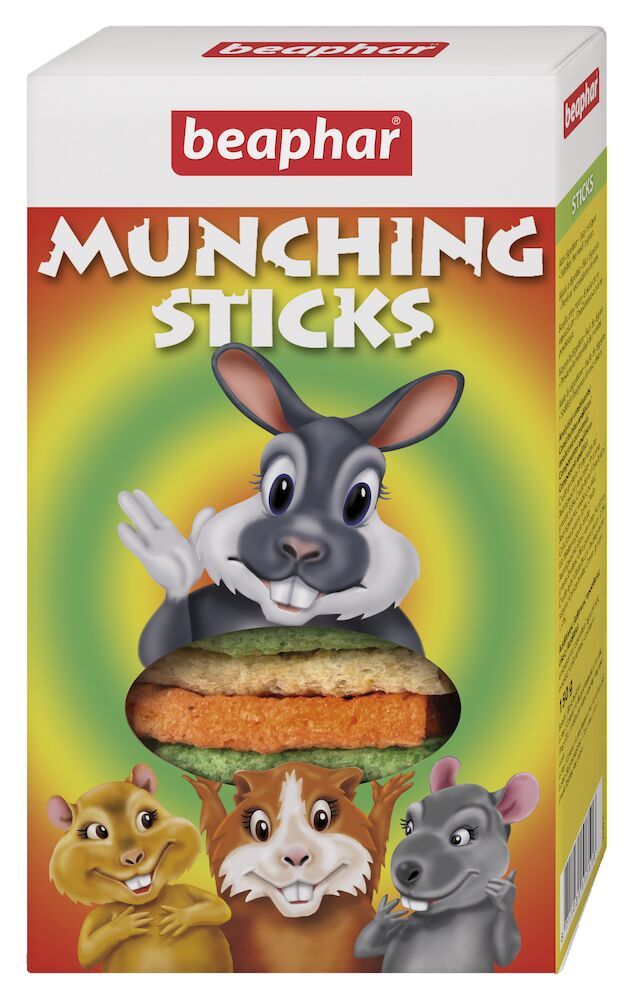 Beaphar Munching Sticks | Natural Small Animal Treats for Rabbits, Guinea Pigs & Rodents
