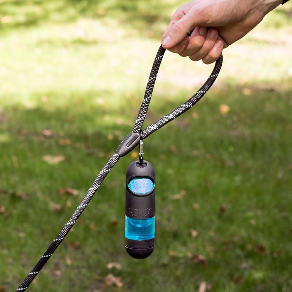KONG | HandiPOD Mini Dog Walking Starter Kit with Poop Bags, Torch & Hand Sanitiser