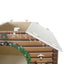Rosewood Winter Cabin | Small Pet Christmas Hideaway House