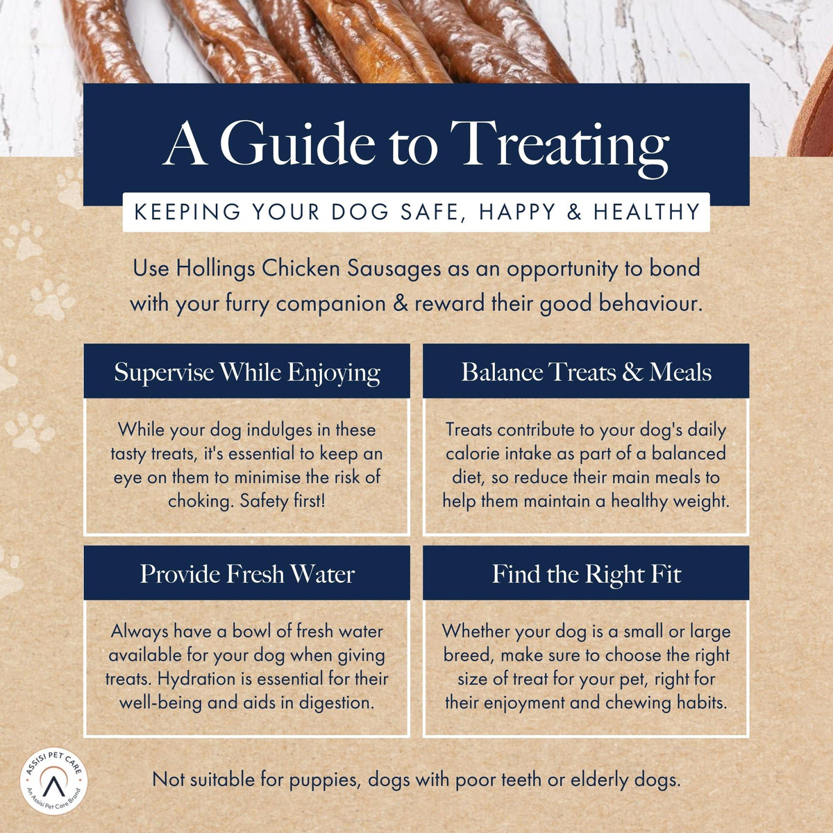 Hollings Chicken Sausages for Dogs 🐔 Natural Treats