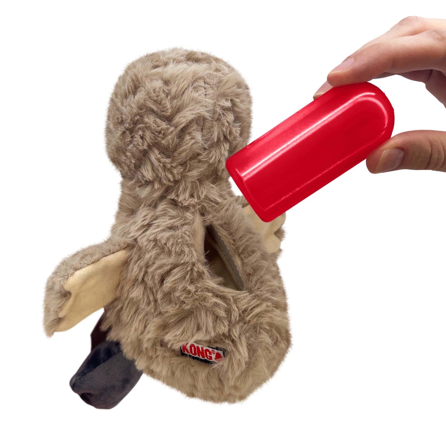 KONG Comfort Tykes Gosling, Cow & Goat Designs Available | Soft Toy for Small Dogs