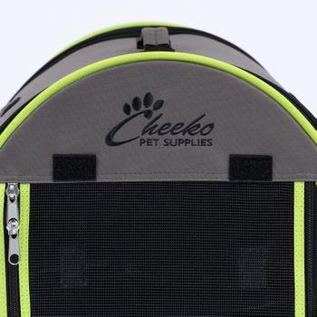 Cheeko Pop Up Pet Dome | Foldable Dog & Cat Fabric Travel Crate