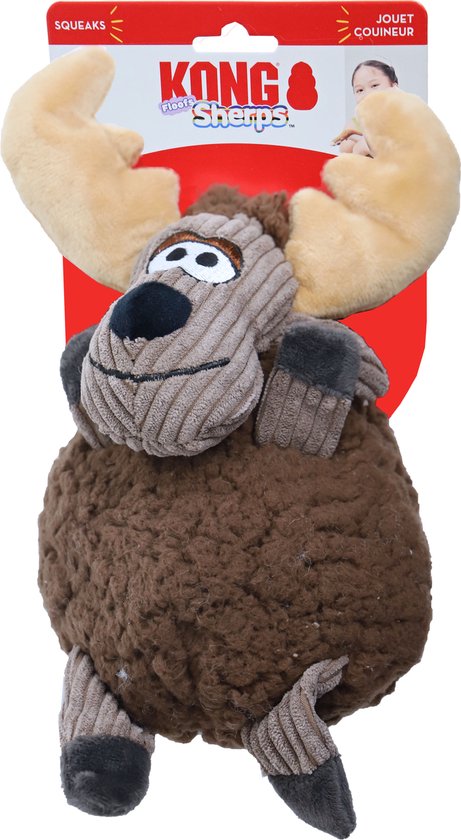 KONG Sherps Floofs Moose | Plush Dog Toy