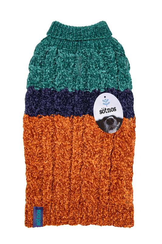 Stnos Luxe Chenille Woodland Hue Sweater | Dog Jumper