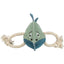 Trixie Leather Fish on Rope | Eco Dog Toy