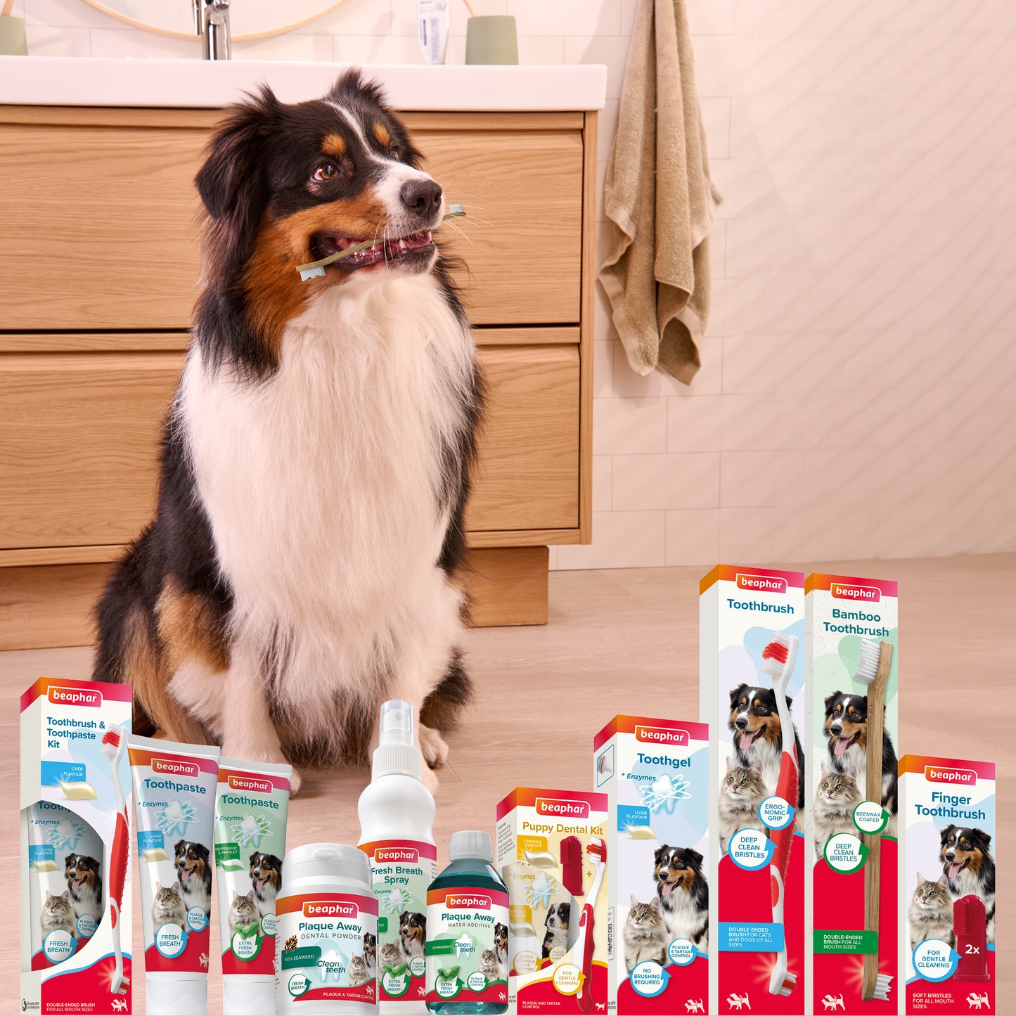 Beaphar Fresh Breath Toothpaste 🌿 for Dogs & Cats | Peppermint Oil, Parsley & Enzymes 100g