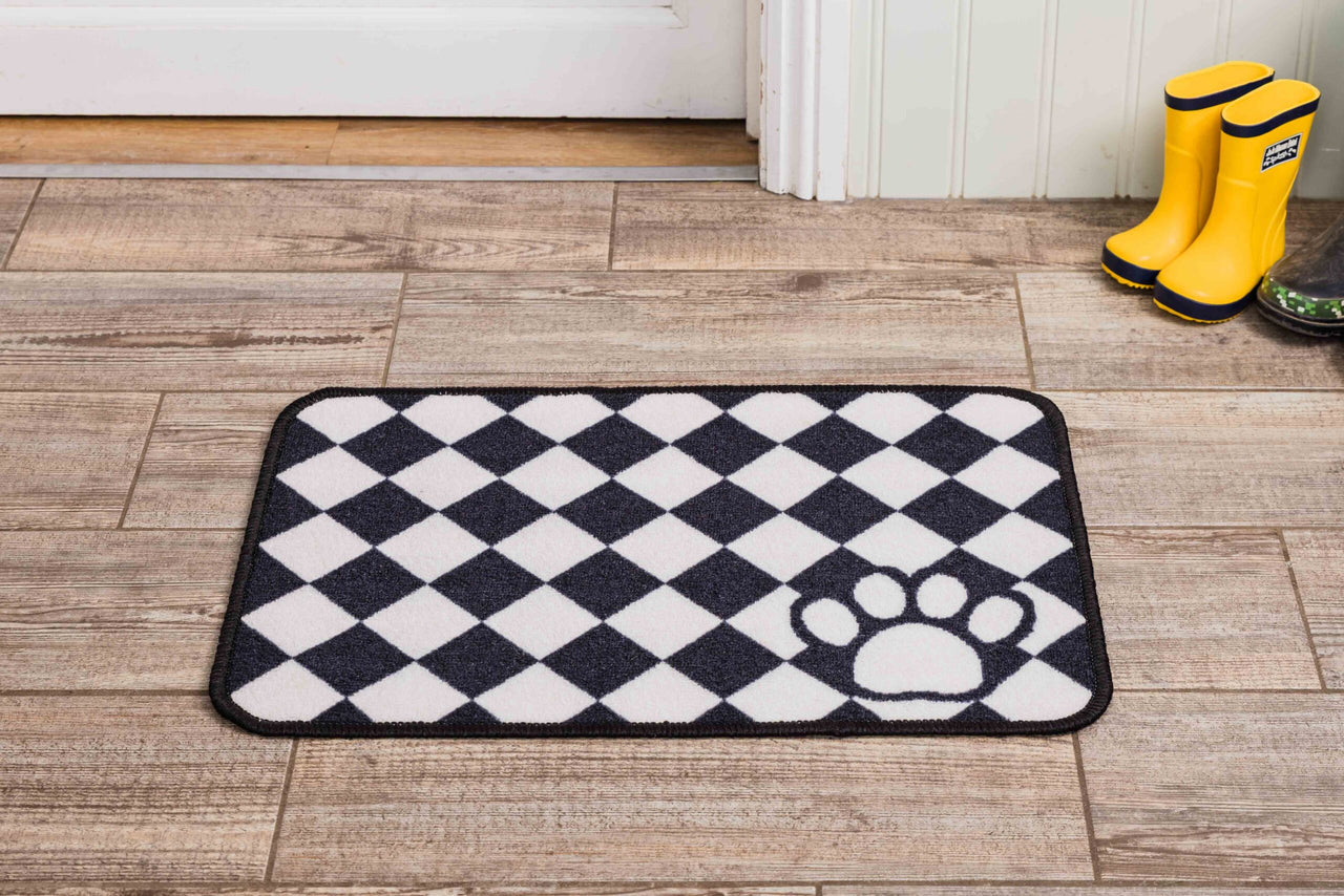 Dinner Mate Absorbent Food & Water Bowl Mat by Pet Rebellion