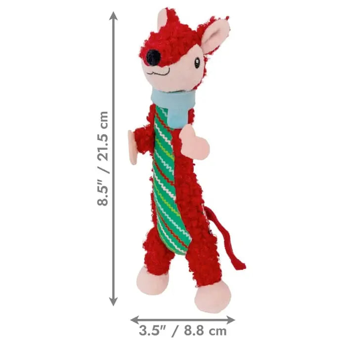 KONG Holiday Luvs Fox Red 🎄 Christmas Cat Toy
