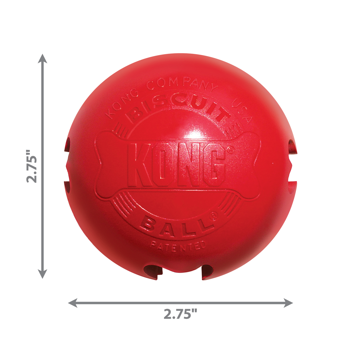 KONG Biscuit Ball | Dog Treat Dispensing Puzzle Toy