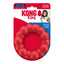 KONG Ring dog toy packaging with a red ring and KONG branding on a white background.